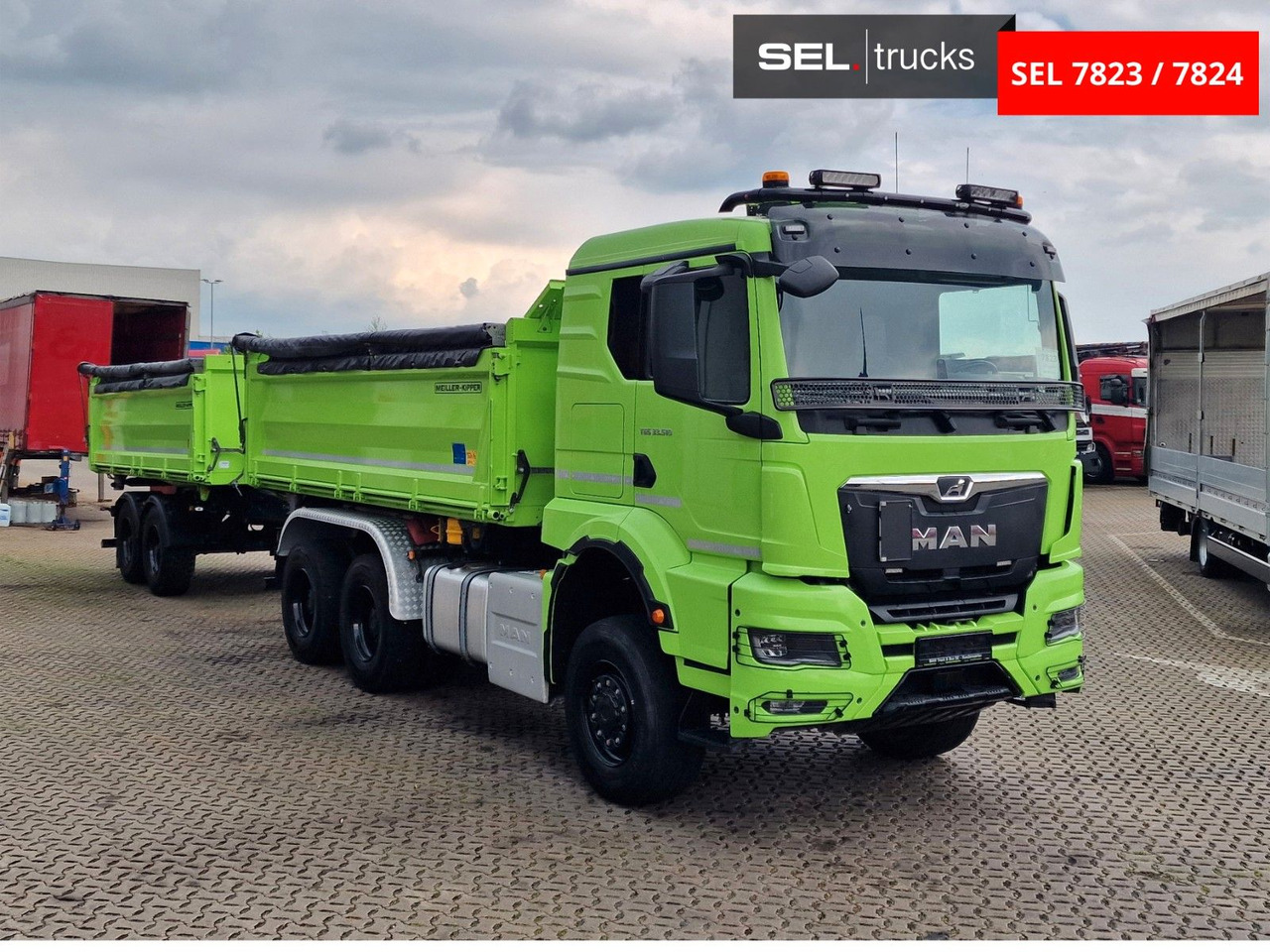 Istovarivač MAN TGS 33.510 6x6 BL CH /Dreiseitenkipper /6x6 / 6D: slika 6