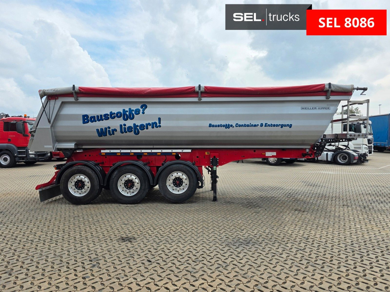 Meiller KISA3 / Alu-Felgen / Liftachse - Poluprikolica istovarivača: slika 5 Meiller KISA3 / Alu-Felgen / Liftachse - Poluprikolica istovarivača: slika 5