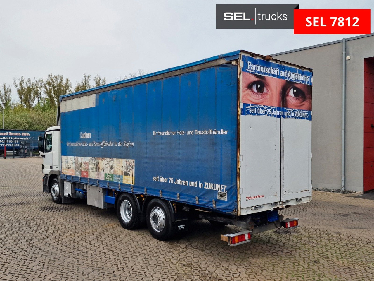 Kamion sa ceradom Mercedes-Benz Actros 2541 / Lenkachse / Liftachse / V6: slika 7