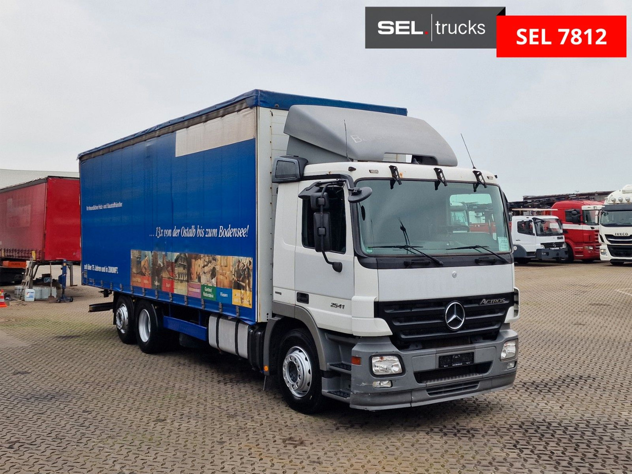 Mercedes-Benz Actros 2541 / Lenkachse / Liftachse / V6 - Kamion sa ceradom: slika 3 Mercedes-Benz Actros 2541 / Lenkachse / Liftachse / V6 - Kamion sa ceradom: slika 3