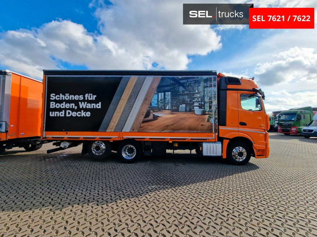 Kamion sa ceradom Mercedes-Benz Actros 2548 / Retarder / Aluklappen / Euro 6E: slika 10