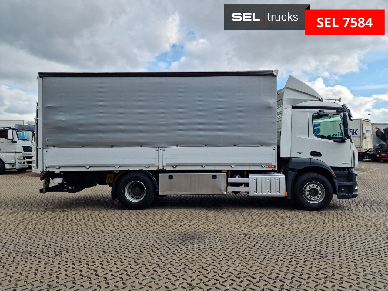 Mercedes-Benz Antos 1840 / Ladebordwand - Kamion sa ceradom: slika 4 Mercedes-Benz Antos 1840 / Ladebordwand - Kamion sa ceradom: slika 4