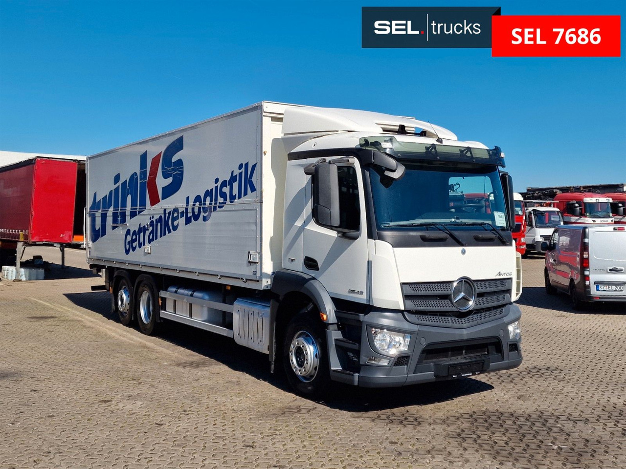 Mercedes-Benz Antos 2543 / Ladebordwand / Lenkachse /Liftachse - Kamion za prevoz boca: slika 3 Mercedes-Benz Antos 2543 / Ladebordwand / Lenkachse /Liftachse - Kamion za prevoz boca: slika 3