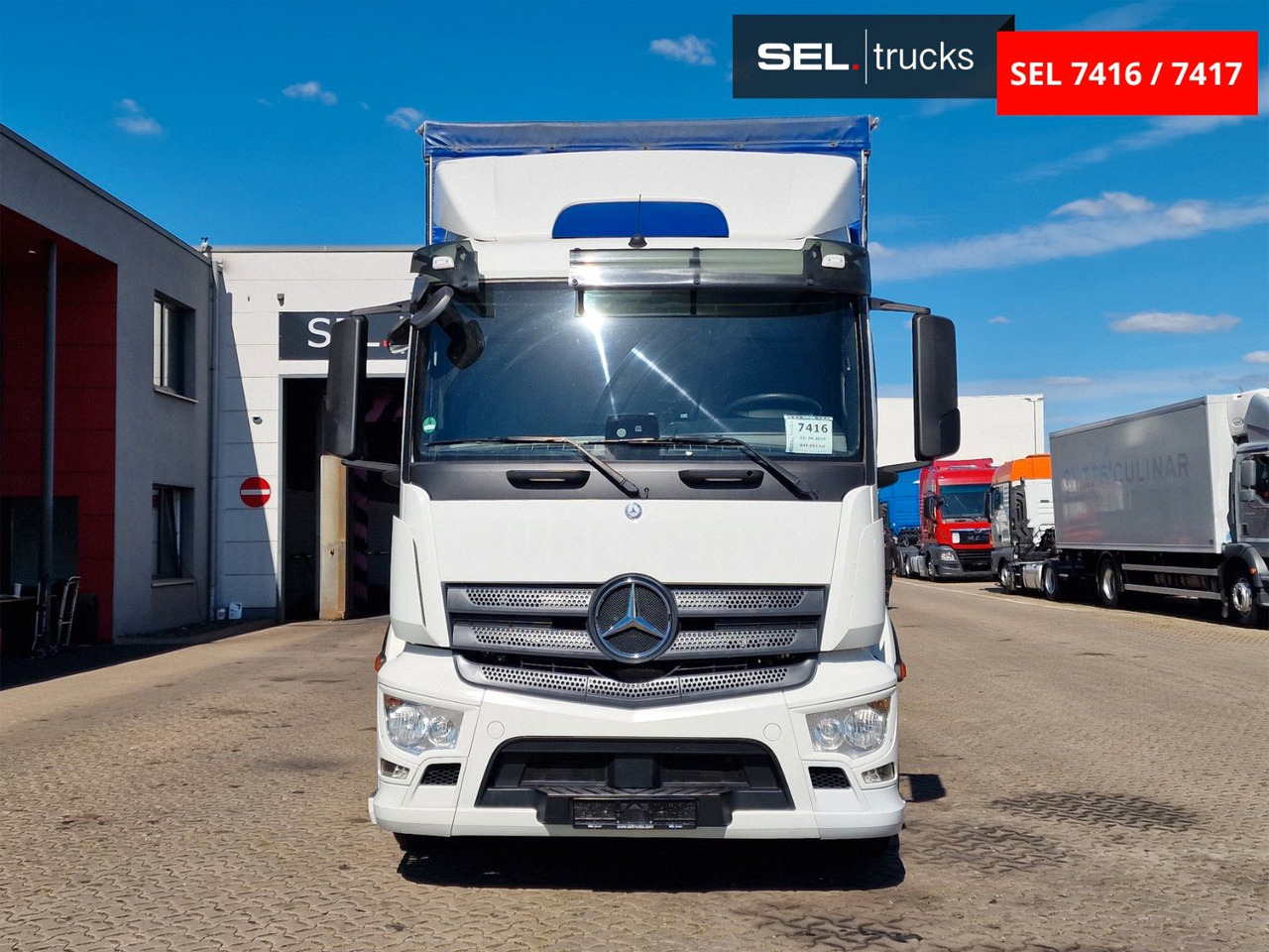 Mercedes-Benz Antos 2543 /Retarder / mit Stapler / Lenkachse - Kamion sa ceradom: slika 2 Mercedes-Benz Antos 2543 /Retarder / mit Stapler / Lenkachse - Kamion sa ceradom: slika 2