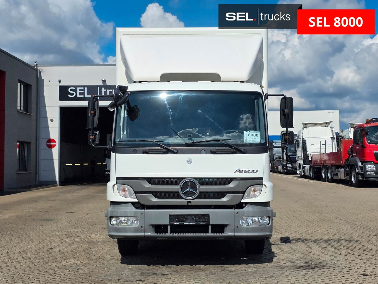 Mercedes-Benz Atego 1218 / Ladebordwand - Kamion sa zatvorenim sandukom: slika 2 Mercedes-Benz Atego 1218 / Ladebordwand - Kamion sa zatvorenim sandukom: slika 2