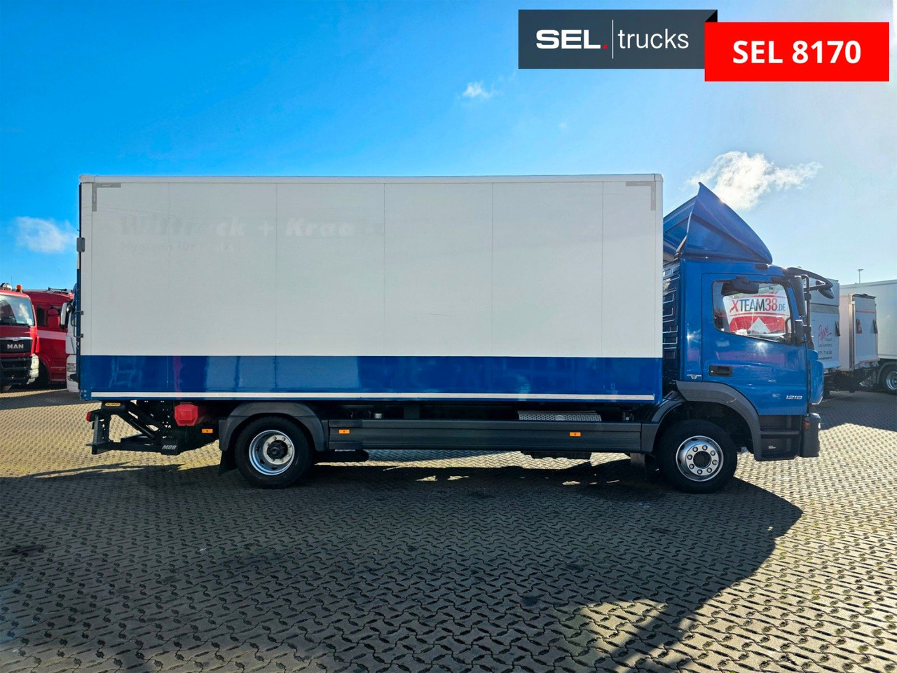 Mercedes-Benz Atego 1218 / Ladebordwand - Kamion sa zatvorenim sandukom: slika 4 Mercedes-Benz Atego 1218 / Ladebordwand - Kamion sa zatvorenim sandukom: slika 4