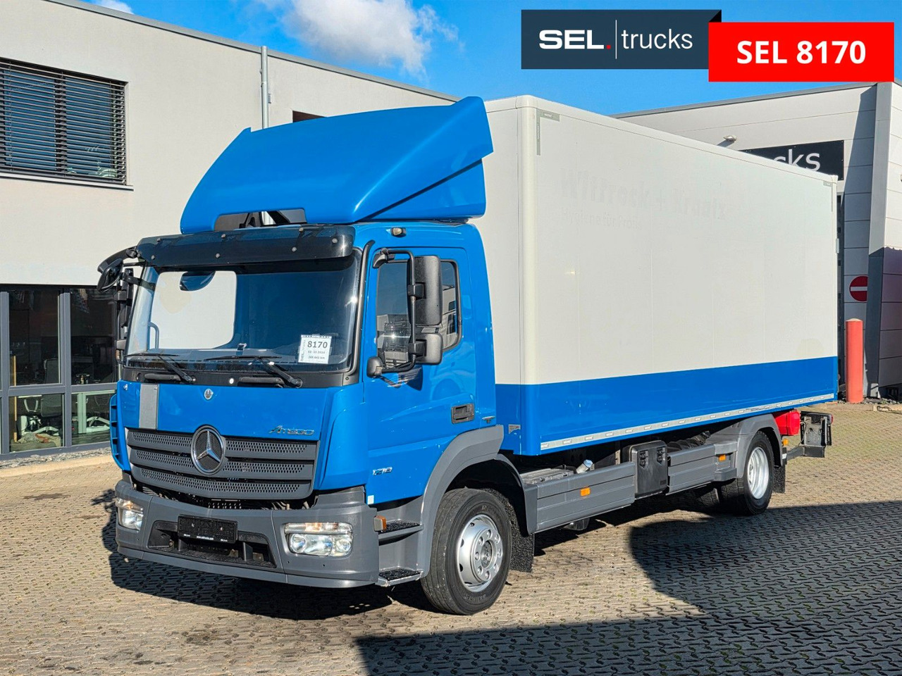 Mercedes-Benz Atego 1218 / Ladebordwand - Kamion sa zatvorenim sandukom: slika 1 Mercedes-Benz Atego 1218 / Ladebordwand - Kamion sa zatvorenim sandukom: slika 1