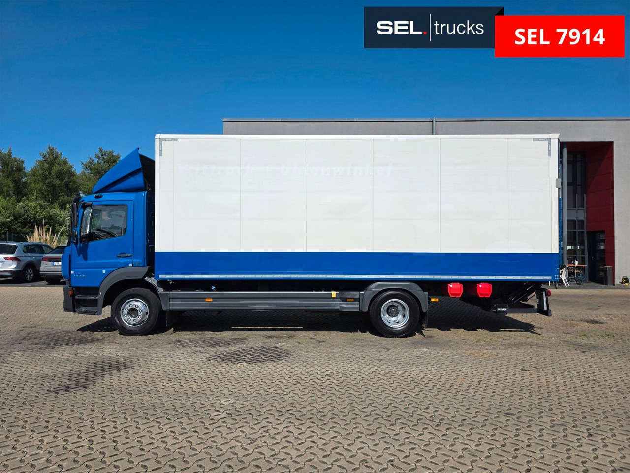 Kamion sa zatvorenim sandukom Mercedes-Benz Atego 1324 / Ladebordwand: slika 8