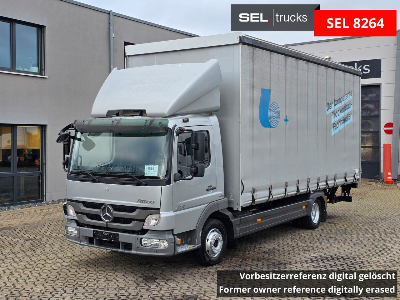 Mercedes-Benz Atego 818 / Ladebordwand - Dostavno vozilo sa ceradom: slika 1 Mercedes-Benz Atego 818 / Ladebordwand - Dostavno vozilo sa ceradom: slika 1
