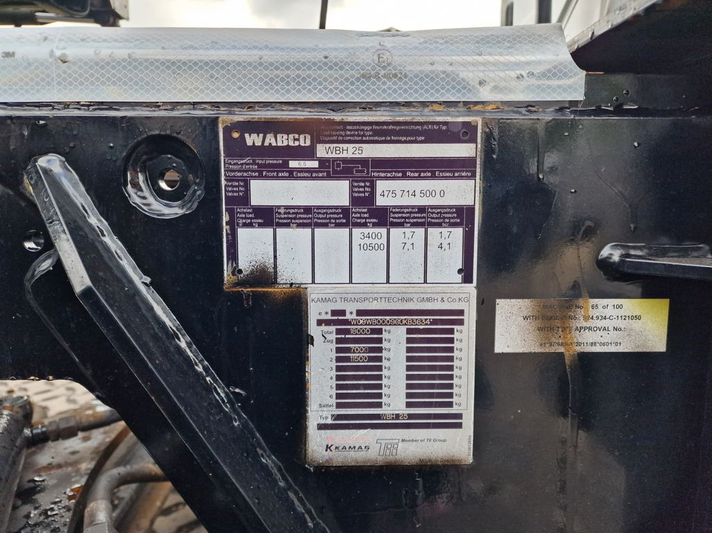 Kamion za prevoz kontejnera/ Kamion sa promenjivim sandukom Mercedes-Benz KAMAG WBH 25 / Wiesel Umsetzer Sattelplatte: slika 12