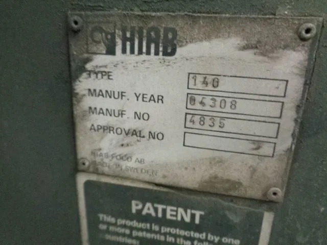 Hiab 140/2 - Platforma: slika 5 Hiab 140/2 - Platforma: slika 5