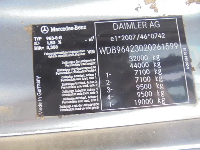 Mercedes-Benz Arocs 3340 8X4 Mercedes-Benz Arocs 3340 8X4: slika 19 Mercedes-Benz Arocs 3340 8X4 Mercedes-Benz Arocs 3340 8X4: slika 19