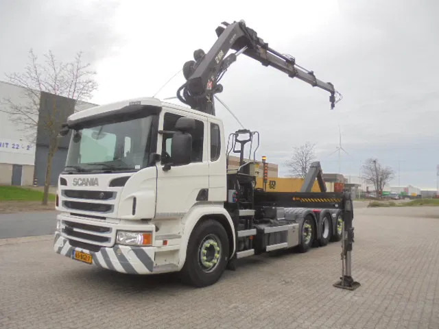 Scania P370 8X2 HAAK + KRAAN NL TRUCK LOW KM - Kamion sa hidrauličnom kukom, Kamion sa dizalicom: slika 1 Scania P370 8X2 HAAK + KRAAN NL TRUCK LOW KM - Kamion sa hidrauličnom kukom, Kamion sa dizalicom: slika 1