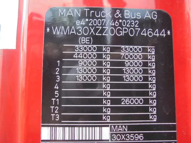 Tegljač MAN TGX 33.480 6X4 Manual Gearbox Retarder: slika 20