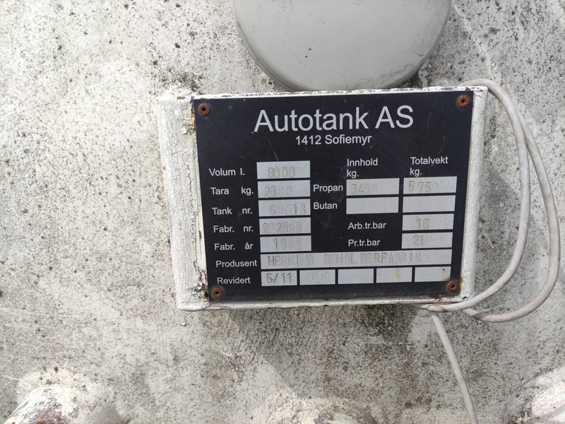 Rezervoar za gorivo LPG Volume 8000L LPG tank: slika 6 Rezervoar za gorivo LPG Volume 8000L LPG tank: slika 6