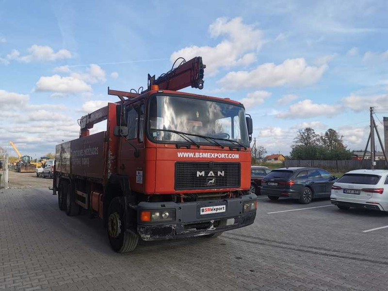 MAN 25.422 flatbed truck - Kamion sa tovarnim sandukom, Kamion sa dizalicom: slika 3 MAN 25.422 flatbed truck - Kamion sa tovarnim sandukom, Kamion sa dizalicom: slika 3