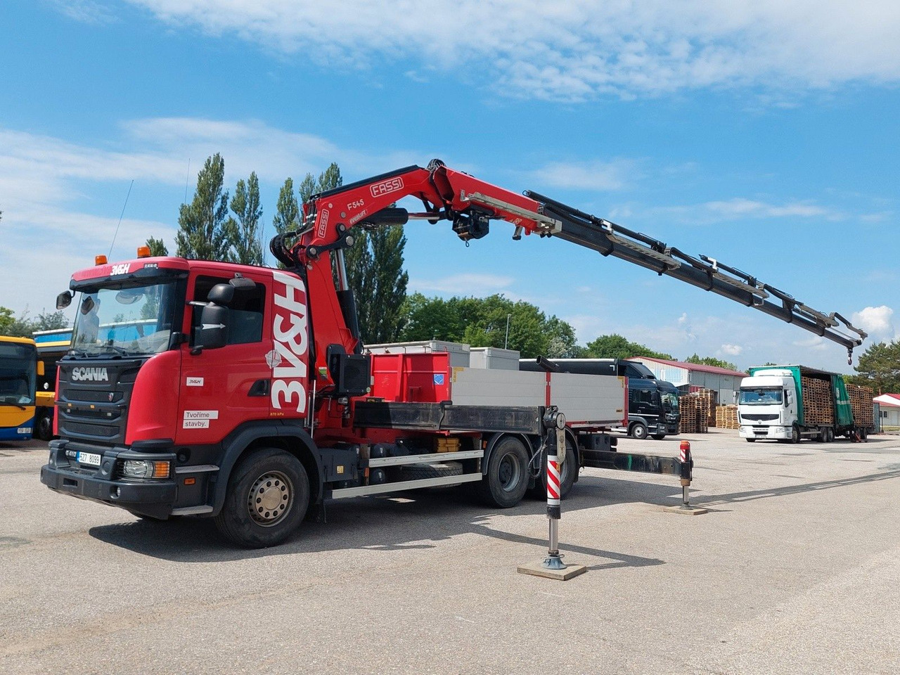 Scania G 410LB 6x4 HNA + Kran Fassi F545RA.2.27 FLY-JIB - Kamion sa tovarnim sandukom, Kamion sa dizalicom: slika 5 Scania G 410LB 6x4 HNA + Kran Fassi F545RA.2.27 FLY-JIB - Kamion sa tovarnim sandukom, Kamion sa dizalicom: slika 5