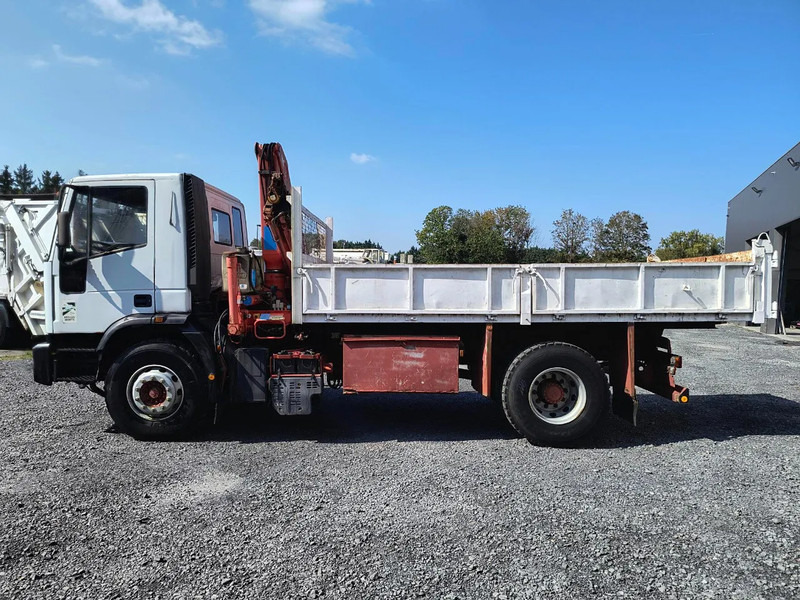 Istovarivač, Kamion sa dizalicom Iveco Eurotech 190 E27 - TIPPER + CRANE FASSI - 350 250KM: slika 8