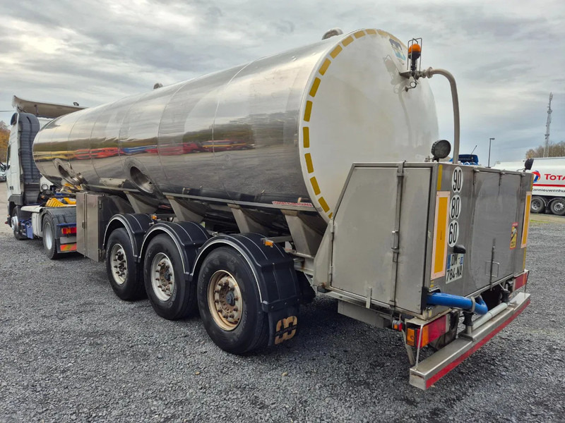 MAISONNEUVE 29000L INSULATED INOX TANK - HYDRAULIC PUMP - SAMPLE TAKING - Poluprikolica cisterna: slika 3 MAISONNEUVE 29000L INSULATED INOX TANK - HYDRAULIC PUMP - SAMPLE TAKING - Poluprikolica cisterna: slika 3