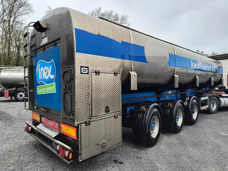 Mafa INSULATED INOX TANK 29000L 3 COMP - PUMP/COUNTER - 2 STEERING AXLES - Poluprikolica cisterna: slika 5 Mafa INSULATED INOX TANK 29000L 3 COMP - PUMP/COUNTER - 2 STEERING AXLES - Poluprikolica cisterna: slika 5