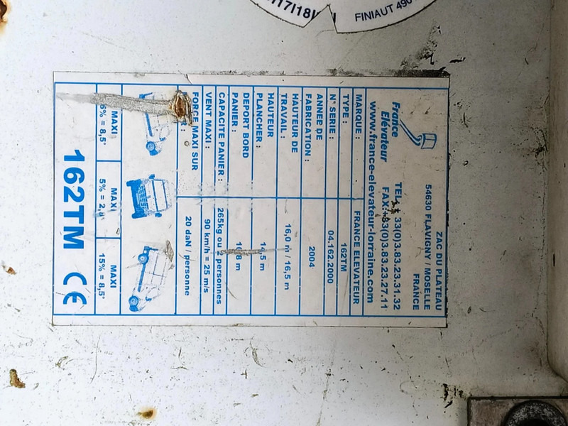 Vazdušna platforma montirana na kamion Renault Midlum 180 FRANCE LIFT 162TM - 16 METER: slika 17