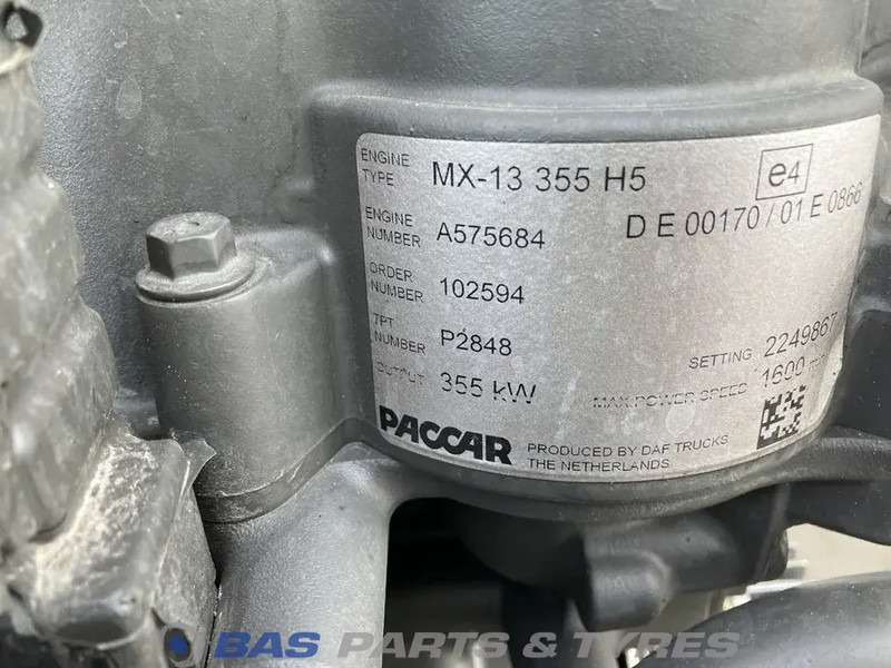 DAF XG Motor DAF MX13 355 H5 2304398 - Motor za Kamion: slika 5 DAF XG Motor DAF MX13 355 H5 2304398 - Motor za Kamion: slika 5
