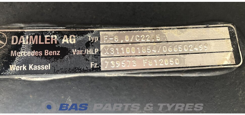 Mercedes-Benz  - Prednja osovina za Kamion: slika 4 Mercedes-Benz  - Prednja osovina za Kamion: slika 4