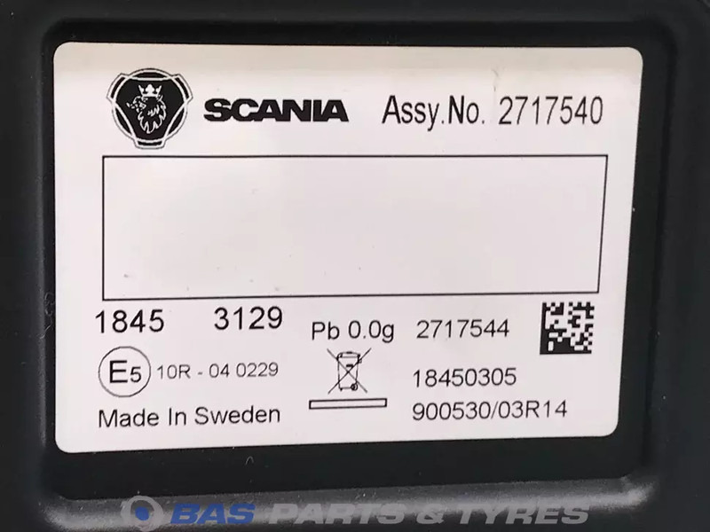 Scania P-Serie NextGen Combi-Instrument Scania 2717540 - Komandna tabla za Kamion: slika 3 Scania P-Serie NextGen Combi-Instrument Scania 2717540 - Komandna tabla za Kamion: slika 3