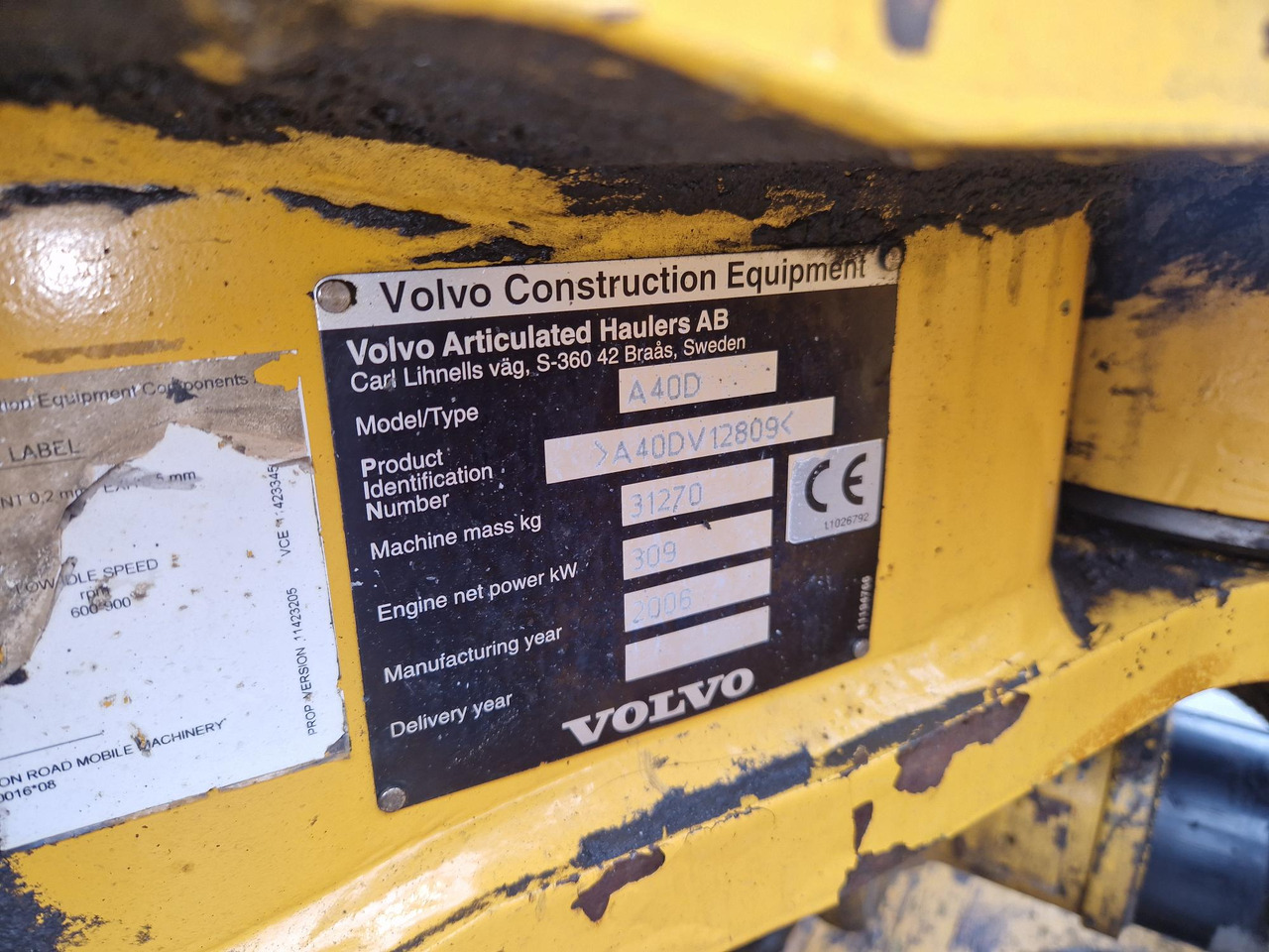 DUMPER VOLVO A40D - Zglobni kiper: slika 5 DUMPER VOLVO A40D - Zglobni kiper: slika 5