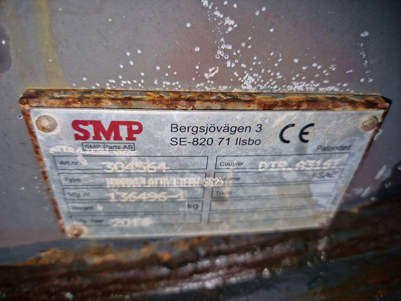 ENGANCHE RAPIDO HIDRAULICO SMT - Brza spojnica za Građevinska mašina: slika 2 ENGANCHE RAPIDO HIDRAULICO SMT - Brza spojnica za Građevinska mašina: slika 2