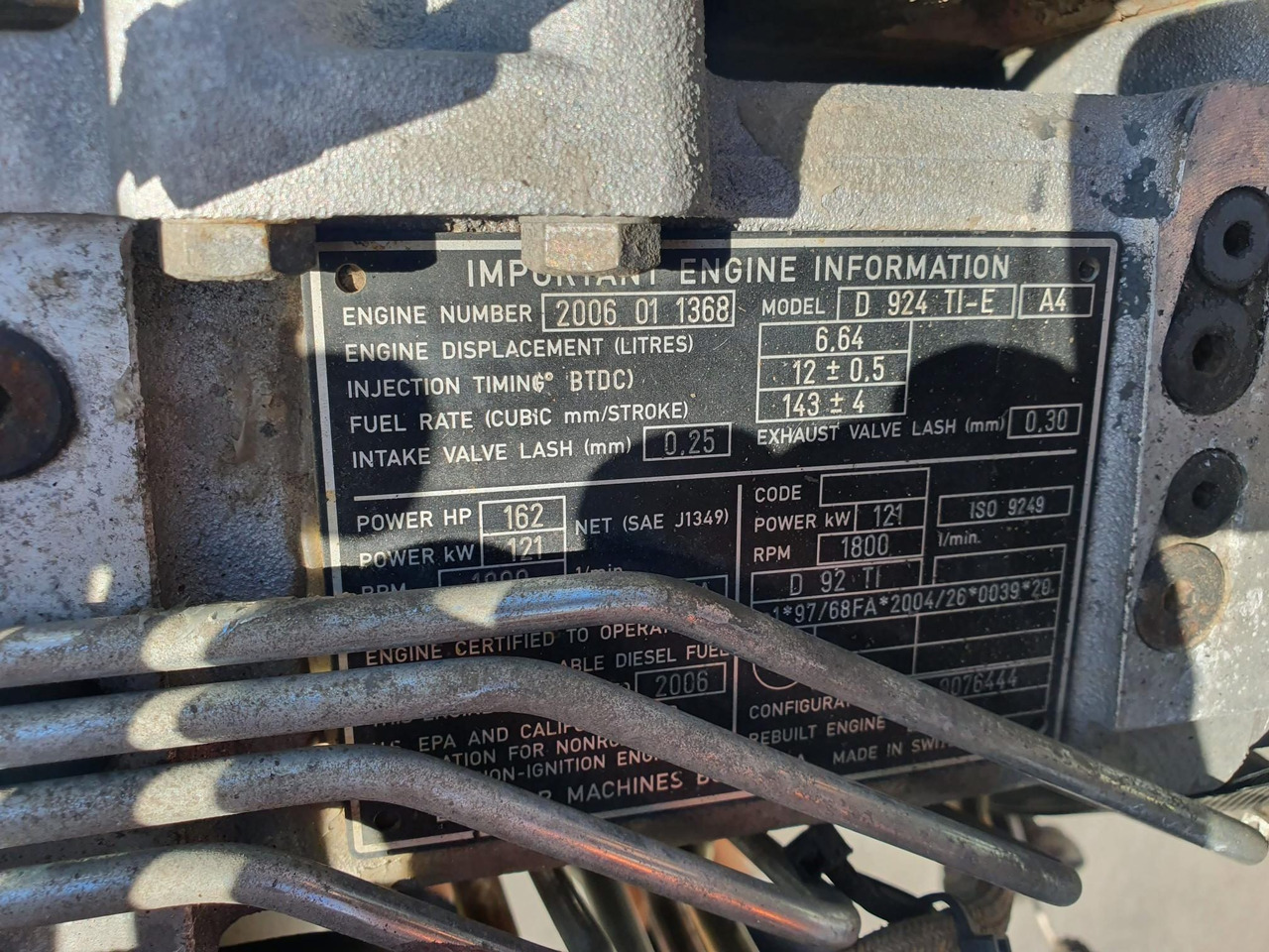 LIEBHERR D924 TI E A4 - Motor za Građevinska mašina: slika 5 LIEBHERR D924 TI E A4 - Motor za Građevinska mašina: slika 5
