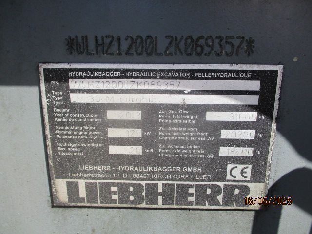 LIEBHERR LH30 M - Bager za obradu otpada/ Industrije: slika 3 LIEBHERR LH30 M - Bager za obradu otpada/ Industrije: slika 3