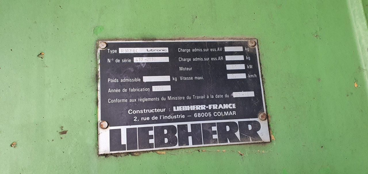 LIEBHERR R912LI - Bager guseničar: slika 2 LIEBHERR R912LI - Bager guseničar: slika 2