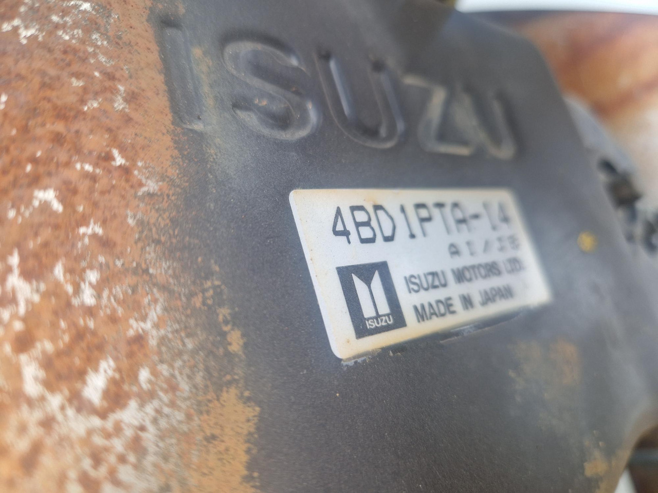MOTOR ISUZU 4BD1PTA-14 - Motor za Građevinska mašina: slika 4 MOTOR ISUZU 4BD1PTA-14 - Motor za Građevinska mašina: slika 4