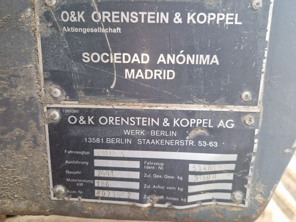 O&K RH12.5 - Bager guseničar: slika 3 O&K RH12.5 - Bager guseničar: slika 3