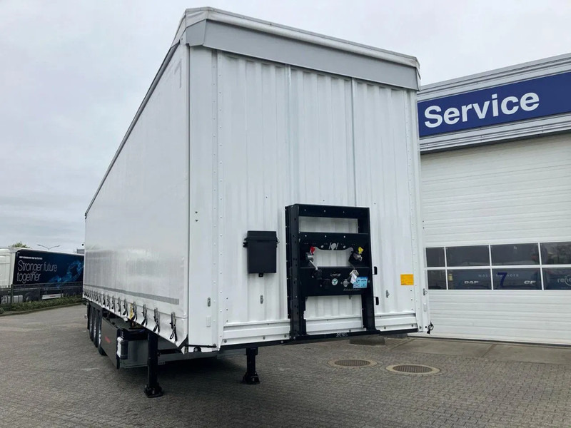 Kässbohrer SCS X+ / 90 - 12 / 27 Schuifzeilen multiplex vloer met palletkist 30 Europallets - Poluprikolica sa ceradom: slika 2 Kässbohrer SCS X+ / 90 - 12 / 27 Schuifzeilen multiplex vloer met palletkist 30 Europallets - Poluprikolica sa ceradom: slika 2