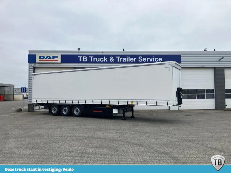 Kässbohrer SCS X+ / 90 - 12 / 27 Schuifzeilen multiplex vloer met palletkist 30 Europallets - Poluprikolica sa ceradom: slika 1 Kässbohrer SCS X+ / 90 - 12 / 27 Schuifzeilen multiplex vloer met palletkist 30 Europallets - Poluprikolica sa ceradom: slika 1