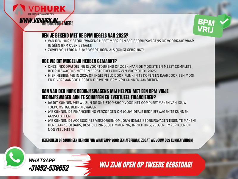 Minibus, Putnički kombi Mercedes-Benz Sprinter 313 2.2 CDI L2H2 €9922 Incl. BTW BPM VRIJ! EXPORT Combi/ 9 Persoons/ Kombi/ 9P/ Airco/ Rolstoellift: slika 8