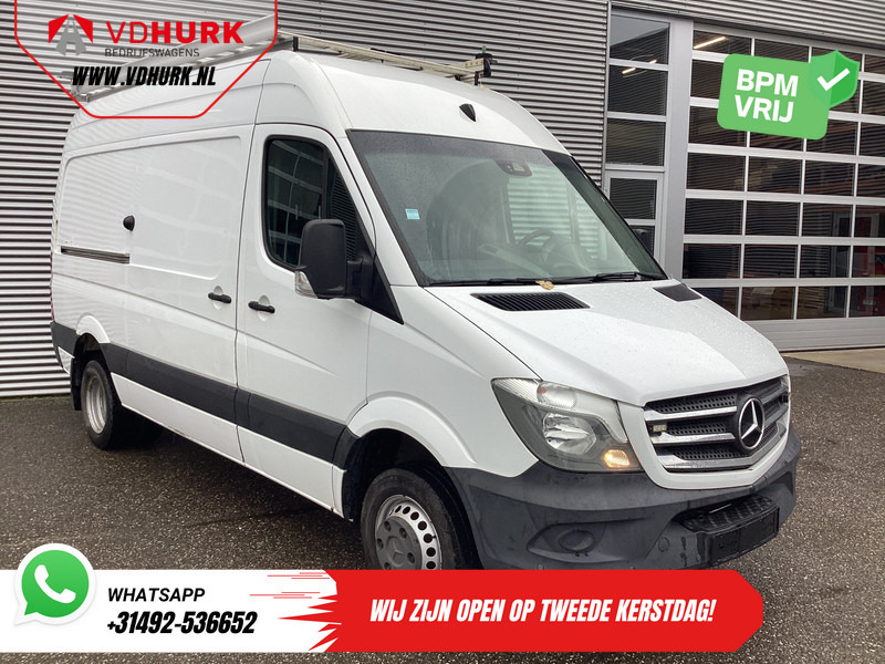 Mercedes-Benz Sprinter 516 2.2 CDI L2H2 EXPORT E6/ Dubbel Lucht/ 3.5t Trekverm./ Imperiaal + Ladder/ Airco/ PDC - Furgon: slika 1 Mercedes-Benz Sprinter 516 2.2 CDI L2H2 EXPORT E6/ Dubbel Lucht/ 3.5t Trekverm./ Imperiaal + Ladder/ Airco/ PDC - Furgon: slika 1