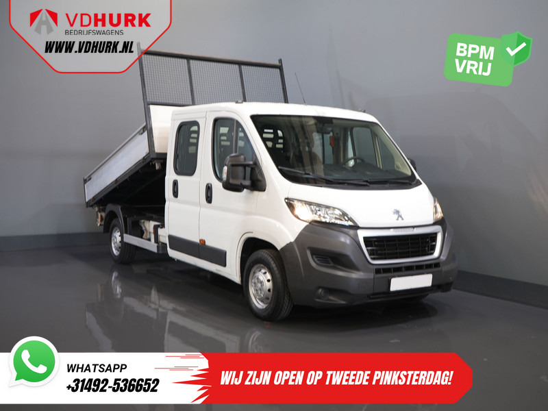 Peugeot Boxer 2.2 HDI 130 pk BPM VRIJ! DC Dubbel Cabine Kipper/ Pick Up/ 7Pers./ 2.5t Trekverm./ Trekhaak / Airco - Dostavno vozilo sa otvorenom sandukom, Dostavno vozilo sa duplom kabinom: slika 1 Peugeot Boxer 2.2 HDI 130 pk BPM VRIJ! DC Dubbel Cabine Kipper/ Pick Up/ 7Pers./ 2.5t Trekverm./ Trekhaak / Airco - Dostavno vozilo sa otvorenom sandukom, Dostavno vozilo sa duplom kabinom: slika 1