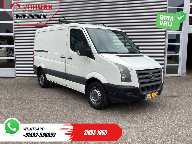 Volkswagen Crafter 35 2.5 TDI EXPORT ONLY MARGE 5 cil./ Riem V.V/ APK 5-2026/ Imperiaal/ Gev.stoel/ 2.8t Trekverm./ Trekhaak/ Airco - Furgon: slika 1 Volkswagen Crafter 35 2.5 TDI EXPORT ONLY MARGE 5 cil./ Riem V.V/ APK 5-2026/ Imperiaal/ Gev.stoel/ 2.8t Trekverm./ Trekhaak/ Airco - Furgon: slika 1