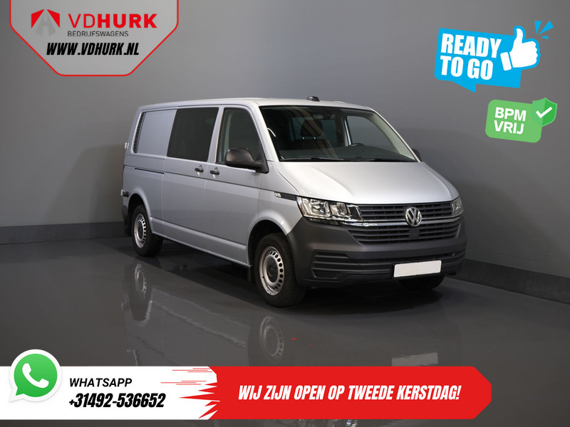 Volkswagen Transporter T6.1 2.0 TDI 150 pk DSG Aut. L2 DC BPM VRIJ! Dubbel Cabine 6 Pers./ Lage KM!/ Adapt.Cruise/ 270Gr. Deuren/ Navi/ Carplay/ Trekha - Furgon, Dostavno vozilo sa duplom kabinom: slika 1 Volkswagen Transporter T6.1 2.0 TDI 150 pk DSG Aut. L2 DC BPM VRIJ! Dubbel Cabine 6 Pers./ Lage KM!/ Adapt.Cruise/ 270Gr. Deuren/ Navi/ Carplay/ Trekha - Furgon, Dostavno vozilo sa duplom kabinom: slika 1