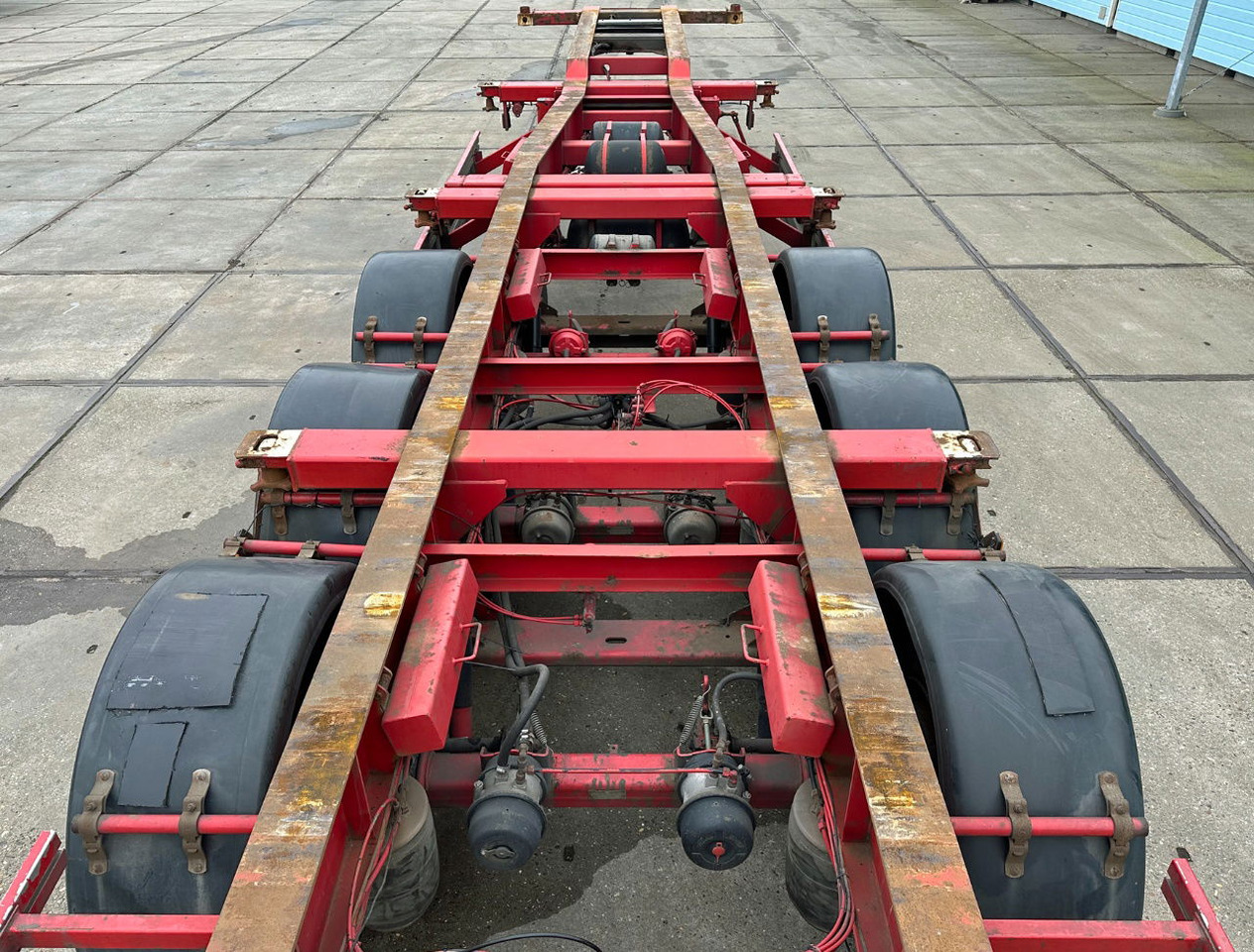 Poluprikolica za prevoz kontejnera/ Poluprikolica sa promenjivim sandukom Diversen 3 Axle Chassis BPW AxleS LIFTAxle TOP Condition NL Trailer: slika 8