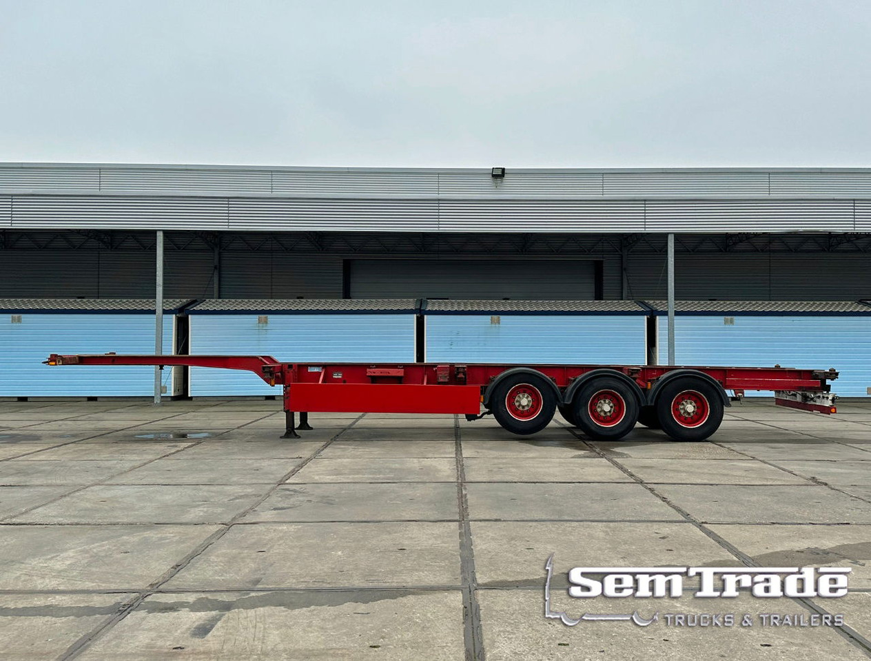 Diversen 3 Axle Chassis BPW AxleS LIFTAxle TOP Condition NL Trailer - Poluprikolica za prevoz kontejnera/ Poluprikolica sa promenjivim sandukom: slika 1 Diversen 3 Axle Chassis BPW AxleS LIFTAxle TOP Condition NL Trailer - Poluprikolica za prevoz kontejnera/ Poluprikolica sa promenjivim sandukom: slika 1