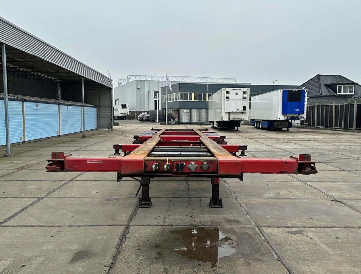 Poluprikolica za prevoz kontejnera/ Poluprikolica sa promenjivim sandukom Diversen 3 Axle Chassis BPW AxleS LIFTAxle TOP Condition NL Trailer: slika 6
