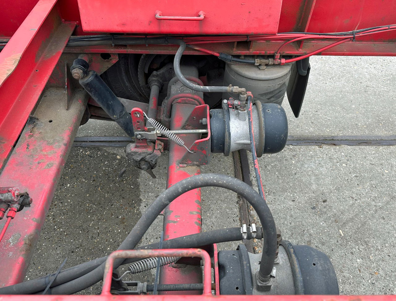 Poluprikolica za prevoz kontejnera/ Poluprikolica sa promenjivim sandukom Diversen 3 Axle Chassis BPW AxleS LIFTAxle TOP Condition NL Trailer: slika 7