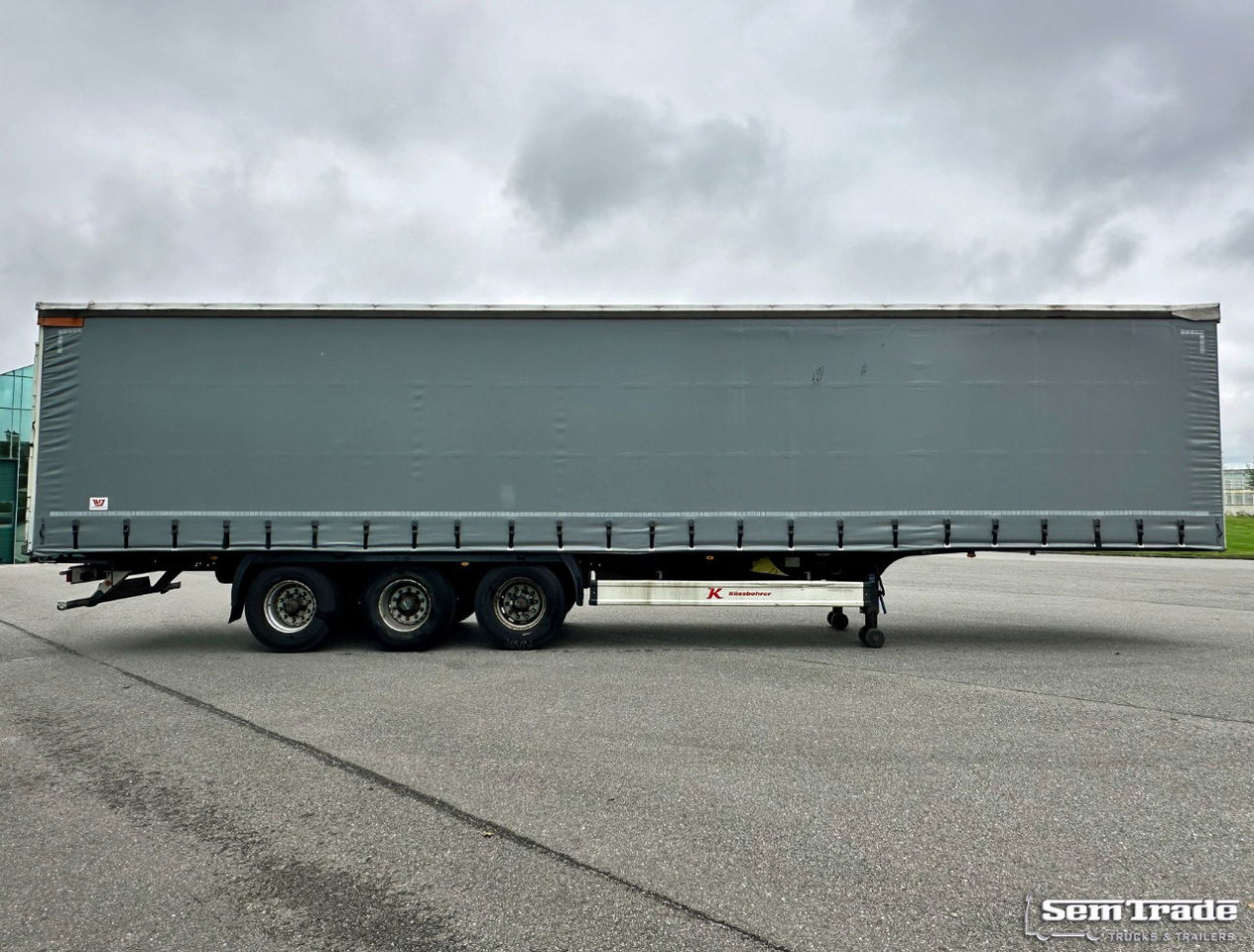 Kässbohrer XS Valx Axles Drum Brakes NEW Curtains NL-Trailer - Poluprikolica sa ceradom: slika 5 Kässbohrer XS Valx Axles Drum Brakes NEW Curtains NL-Trailer - Poluprikolica sa ceradom: slika 5