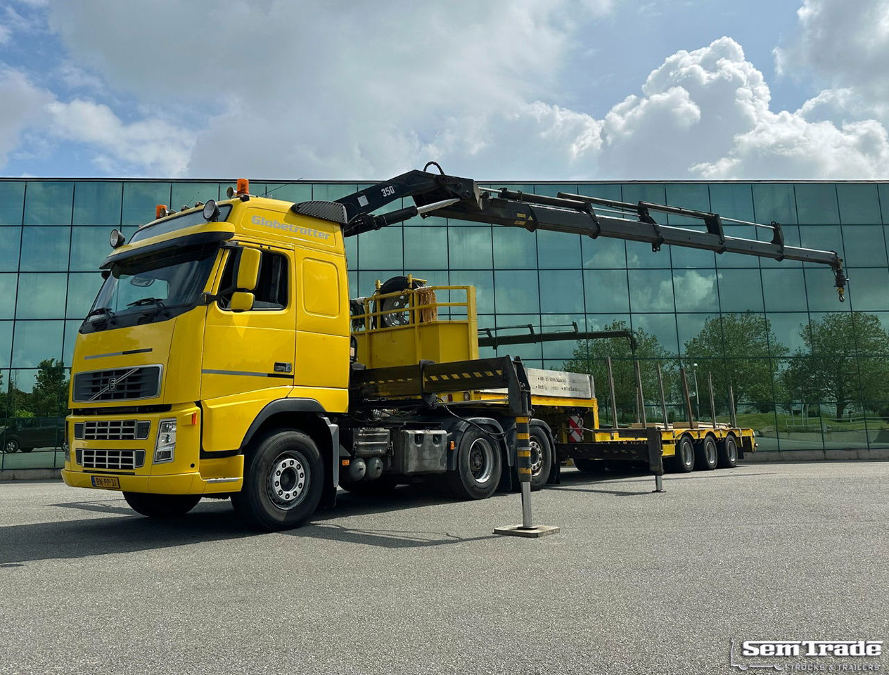 Volvo FH 12.460 Manual Gear 6X2 Euro 3 Only 493.000 KM Hiab 350 - 5 With Nootebo - Tegljač: slika 1 Volvo FH 12.460 Manual Gear 6X2 Euro 3 Only 493.000 KM Hiab 350 - 5 With Nootebo - Tegljač: slika 1