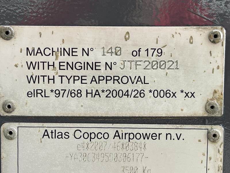 Atlas-Copco XAHS 347 CD - N - Kompresor za vazduh: slika 5 Atlas-Copco XAHS 347 CD - N - Kompresor za vazduh: slika 5