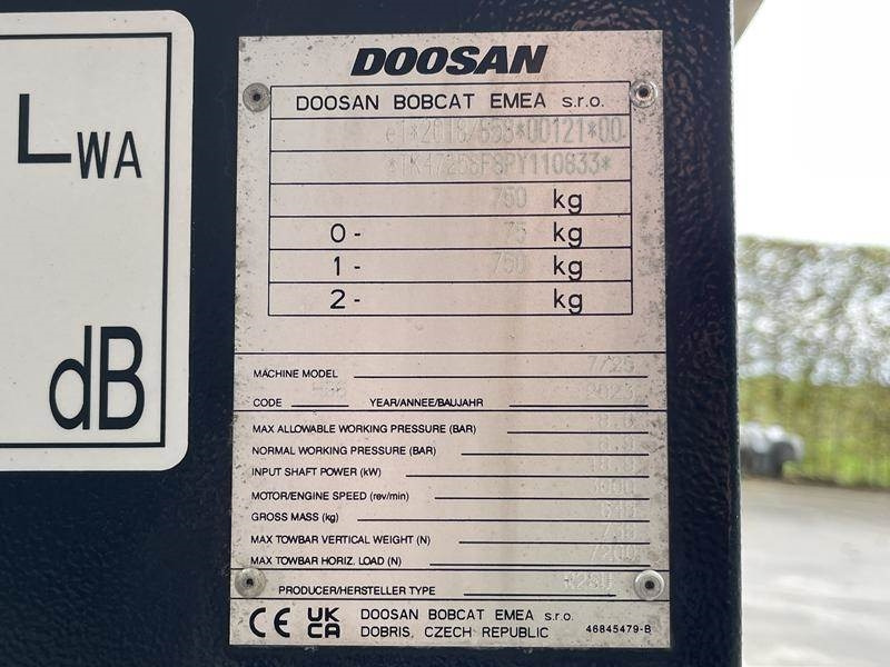 Doosan 7 / 25 - G - N - Kompresor za vazduh: slika 5 Doosan 7 / 25 - G - N - Kompresor za vazduh: slika 5